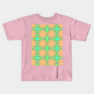 Colorful Flower Pattern Kids T-Shirt